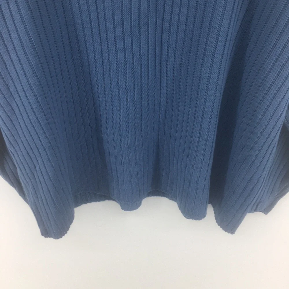 Nasty Gal Boxy Lightweight Blue/Gray Sweater NWT